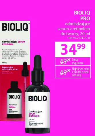 Serum z retinolem do twarzy Bioliq promocja