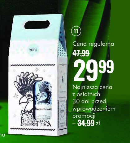 Zestaw świeża trawa: szampon 300 ml + odżywka 170 ml Yope zestaw promocja