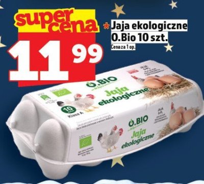 Jaja ekologiczne O.Bio 10 szt. promocja w TOPAZ