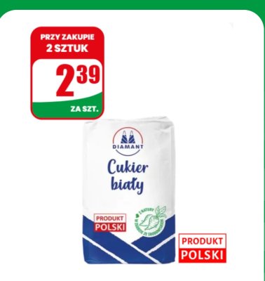 Cukier biały Diamant 1kg promocja w Dino