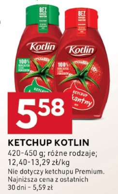 Ketchup KOTLIN promocja w Stokrotka