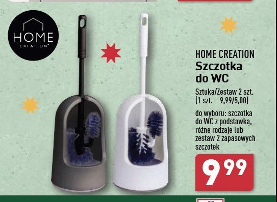 Szczotki zapasowe do wc Home creation promocja