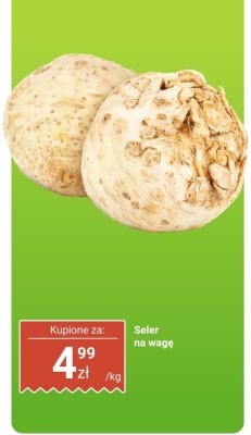 Seler na wagę promocja w Dino