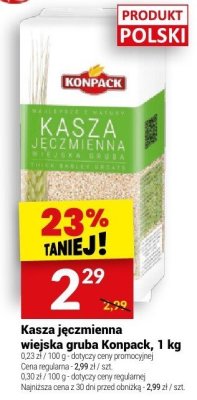 Kasza j臋czmienna wiejska gruba promocja w Tw贸j Market