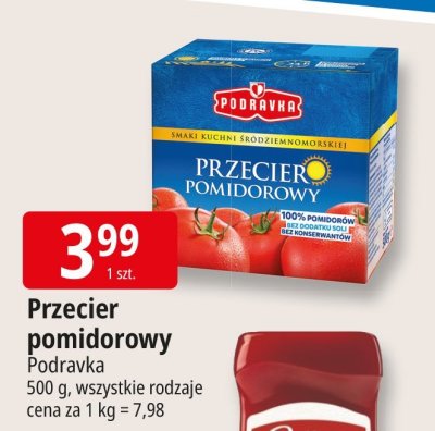 Przecier pomidorowy Podravka promocja w Leclerc
