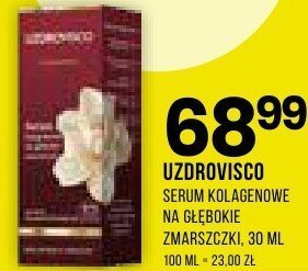Serum kolagenowe na głębokie zmarszczki Uzdrovisco 30 ml promocja w Drogerie Natura