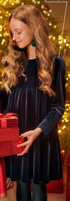 Sukienka welurowa dziewczęca  promocja w Lidl