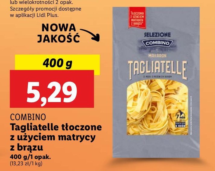 Makaron tagliatelle COMBINO SELEZIONE promocja