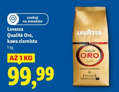 Kawa Qualità Oro ziarnista promocja w Lidl