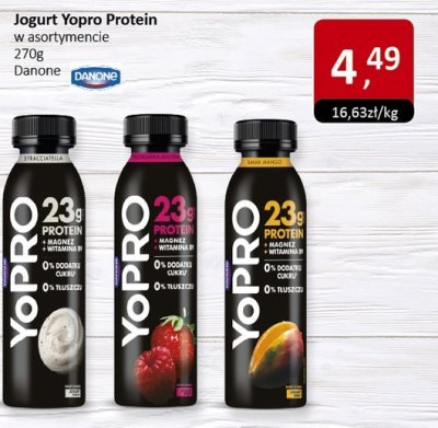 Jogurt Yopro Protein promocja w Market Point