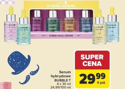 Serum hybrydowe BUBBLE T promocja w Carrefour Market