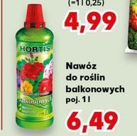Naw贸z do roslin balkonowych Hortis promocja
