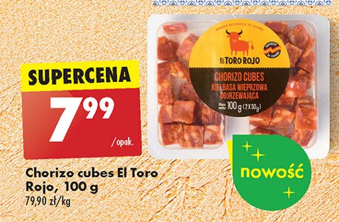 Chorizo cubes El toro rojo promocja