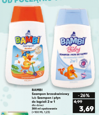 Szampon i płyn do kąpieli d-panthenol Bambi promocja