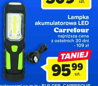 Lampka akumulatorowa led Carrefour promocja
