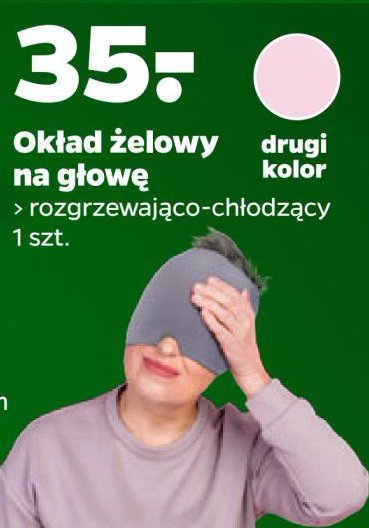 Okład żelowy na głowę promocja