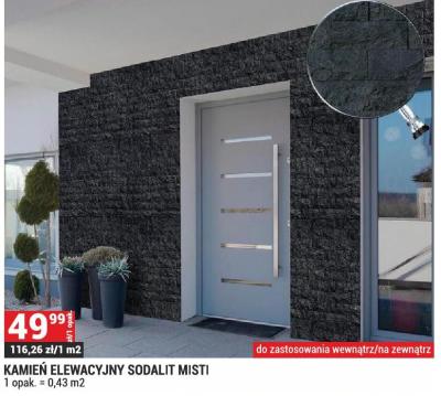 Kamień elewacyjny Sodalit Misti, 1 opak. = 0,43 m2 promocja w Merkury Market
