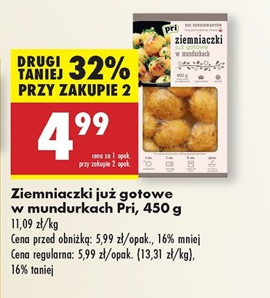 Ziemniaczki ju偶 gotowe w mundurkach Pri promocja