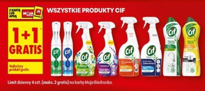 Produkty Cif promocja w Biedronka