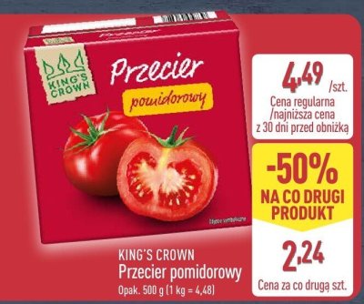 Przecier pomidorowy promocja w Aldi