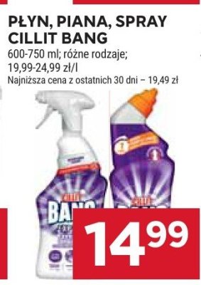 Płyn, piana, spray Cillit Bang promocja w Stokrotka