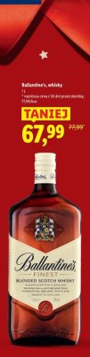 Whisky Ballantine's promocja w Lidl
