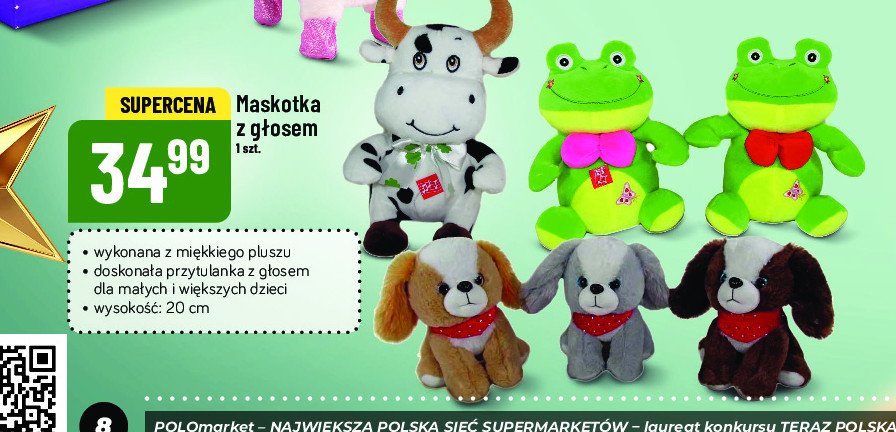 Maskotka z głosem promocja w POLOmarket