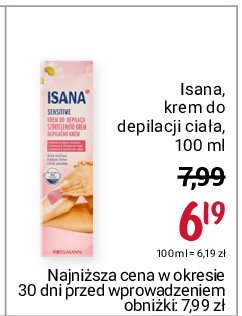 Krem do depilacji Isana promocja