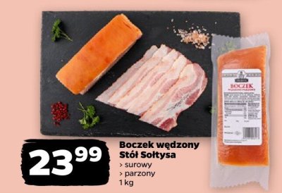 Boczek wędzony parzony promocja w Netto