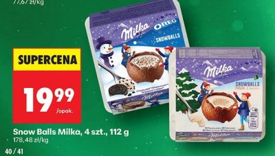 Snow Balls 4 szt., 112 g promocja w Biedronka