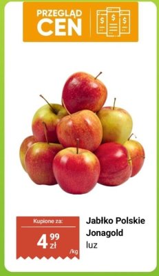 Jabłko polskie Jonagold luz promocja w Biedronka
