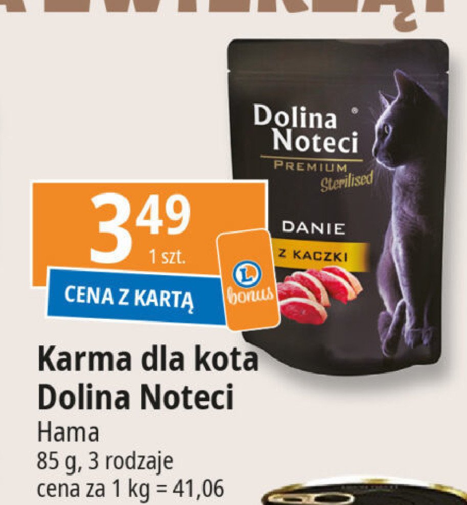 Karma dla kota z kaczki Dolina noteci promocja