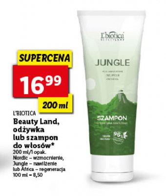 Szampon do włosów jungle L'biotica beauty land promocja