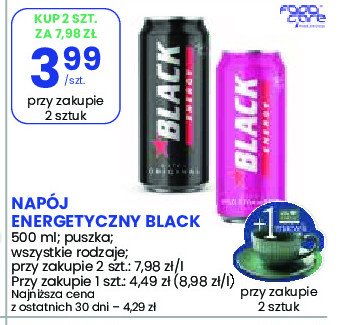 Nap贸j energetyczny wild strawberry Black energy promocja