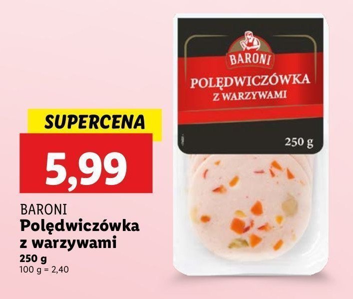 Polędwiczówka z warzywami Baroni promocja