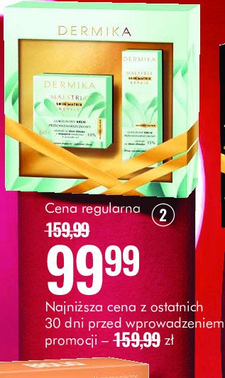 Zestaw w pudełku 60+: krem 50 ml + serum 30 ml Dermika maestria promocja