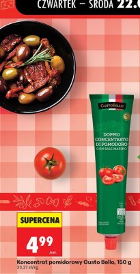 Koncentrat pomidorowy Gusto Bello, 150 g promocja w Biedronka