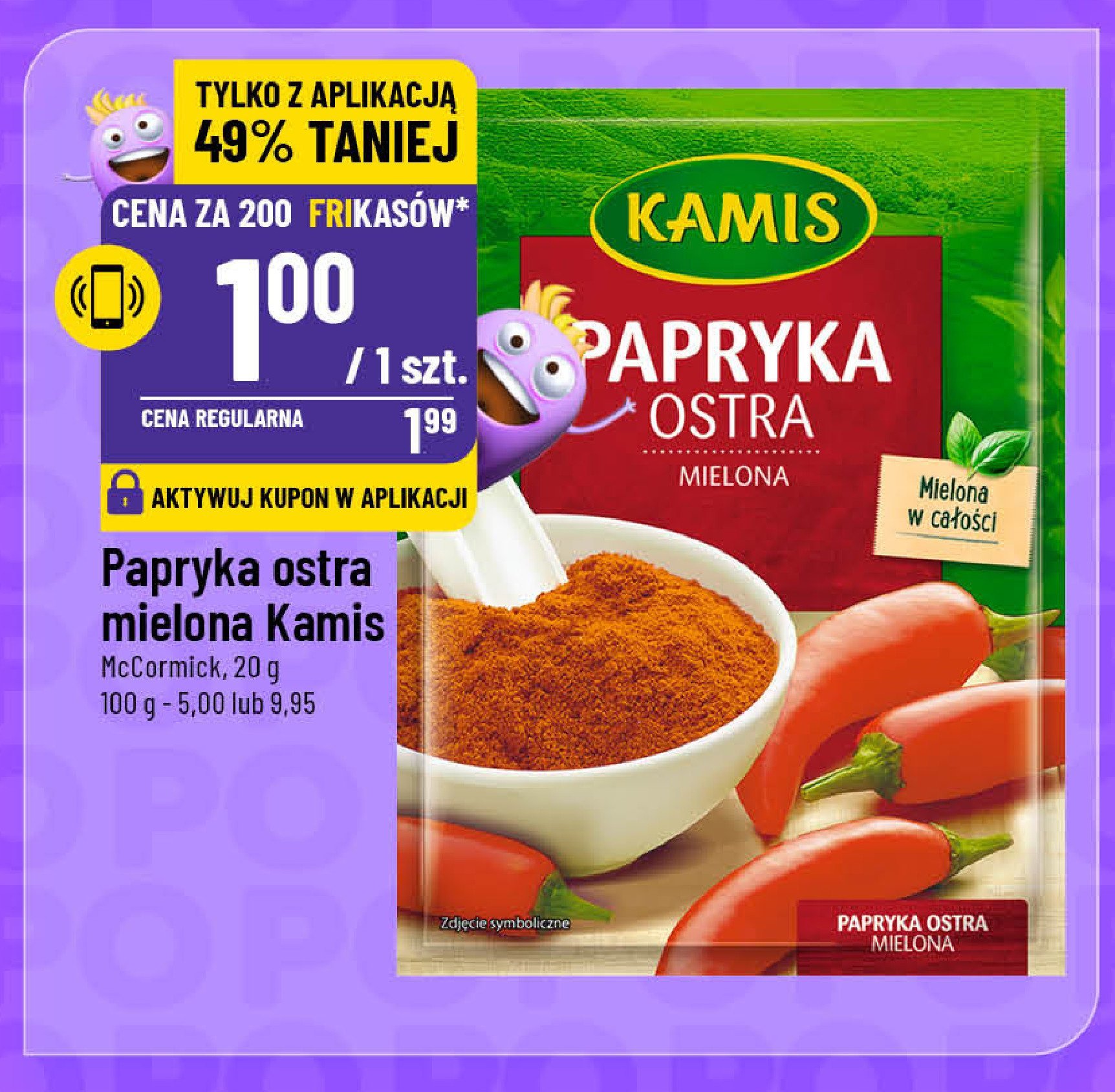 Papryka ostra Kamis promocja w POLOmarket