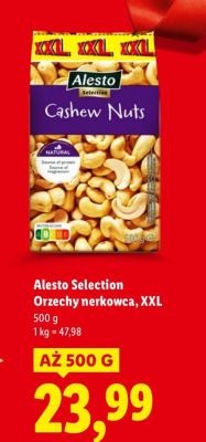 Orzechy nerkowca, XXL promocja w Lidl