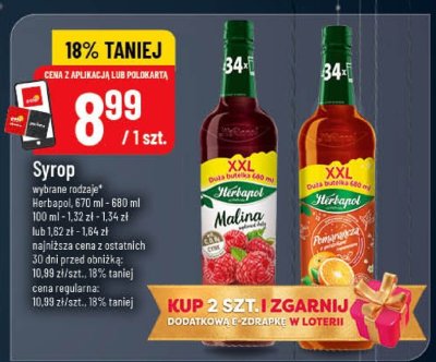 Syrop Herbapol wybrane rodzaje promocja w POLOmarket