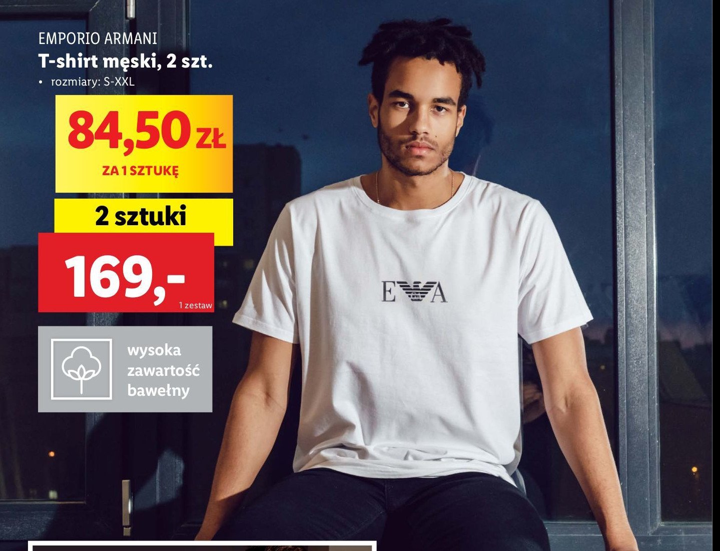 T-shirt męski s-xxl Giorgio armani promocja