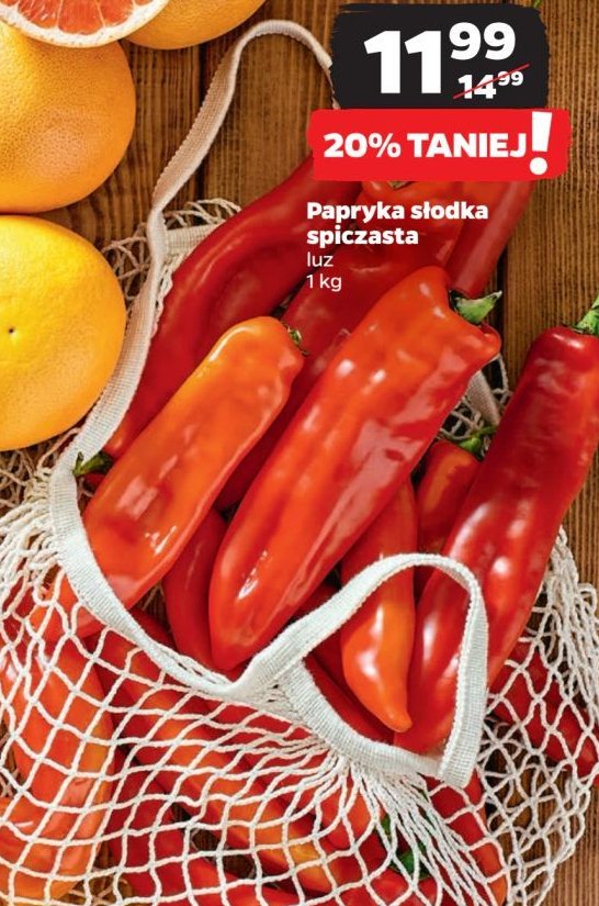 Papryka słodka szpiczasta promocja