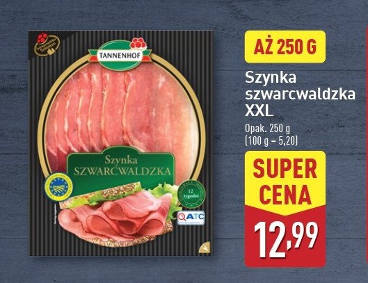 Szynka szwarcwaldzka Tannenhof promocja w Aldi