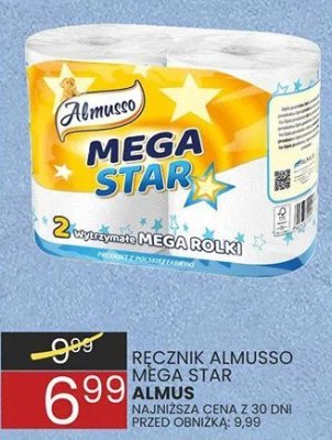 Ręcznik ALMUSSO MEGA STAR ALMUS promocja w Wafelek