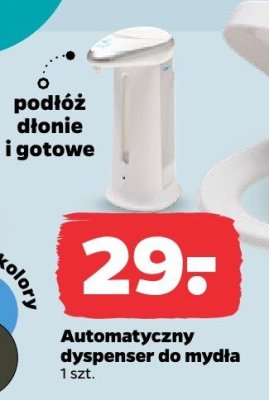 Automatyczny dyspenser do mydła promocja w Netto