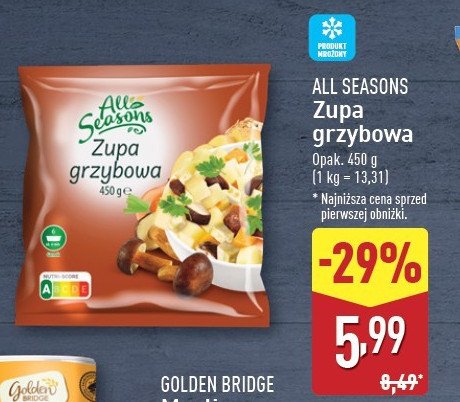 Zupa grzybowa All seasons promocja