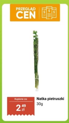Natka pietruszki  promocja w Dino