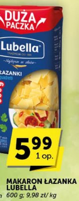 Makaron łazanka Lubella promocja w ABC