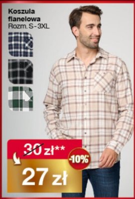 Koszula flanelowa m臋ska s-xxl promocja w Woolworth