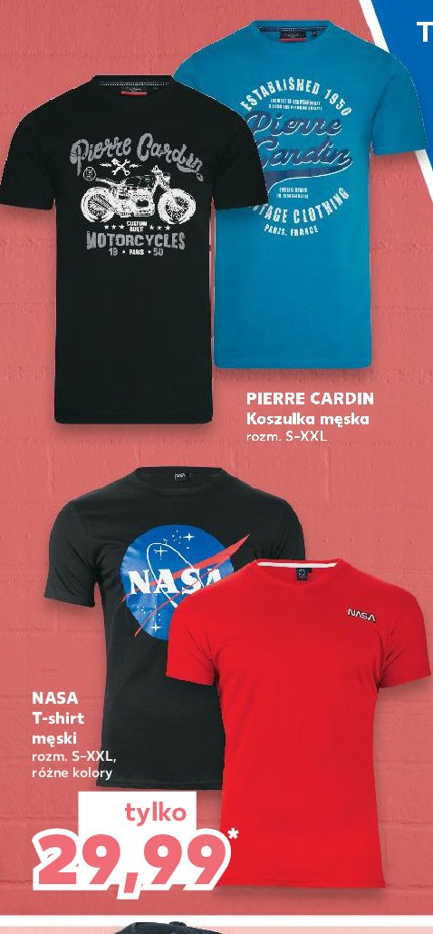 T-shirt męski s-2xl Pierre cardin promocja
